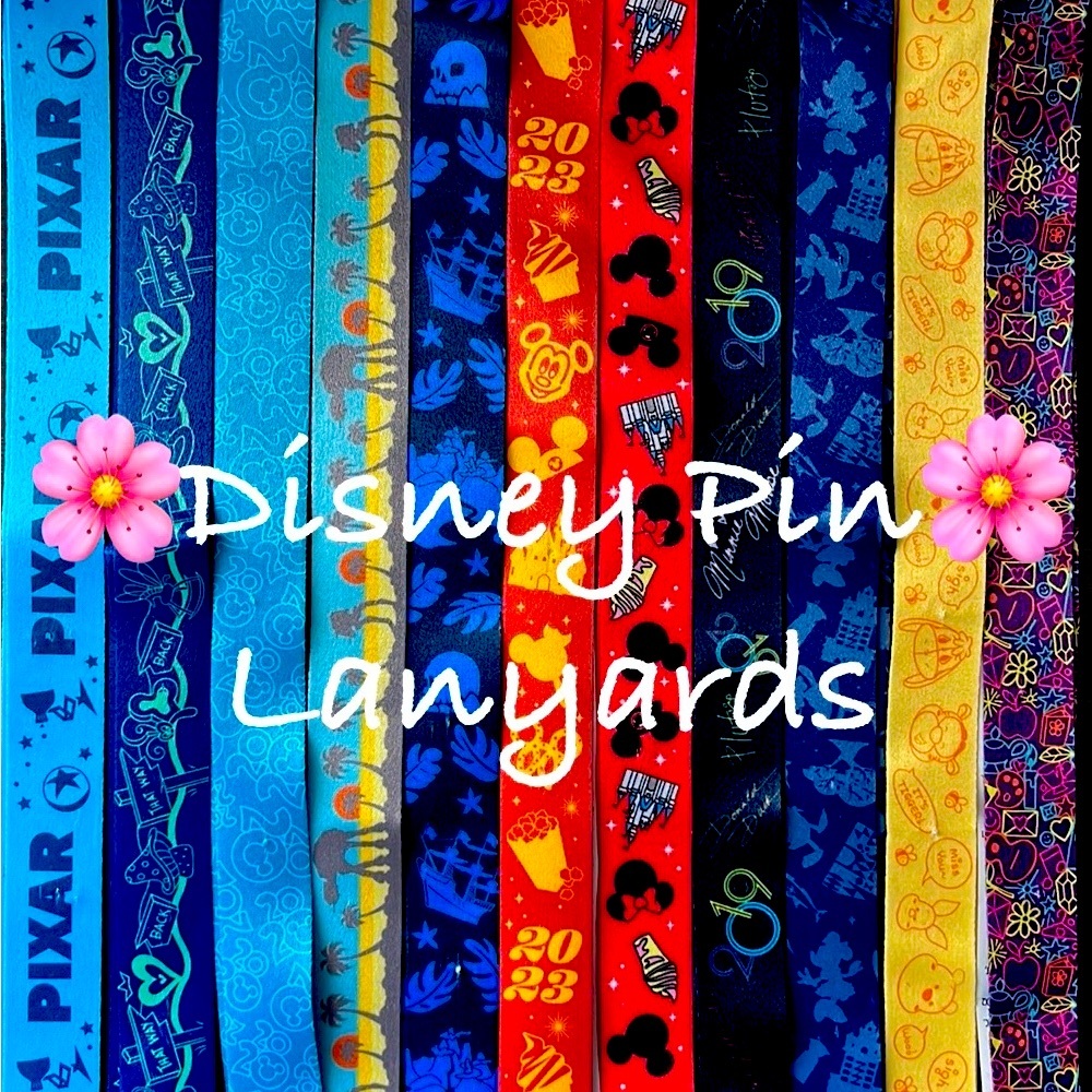 Disney Pin Trading Cruise Lanyard Pixar Alice Princess Star War Peter Pan Castle